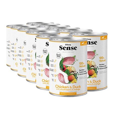 DIBAQ SENSE FRESH Konzerva Adult Chicken & Duck 12x 380g